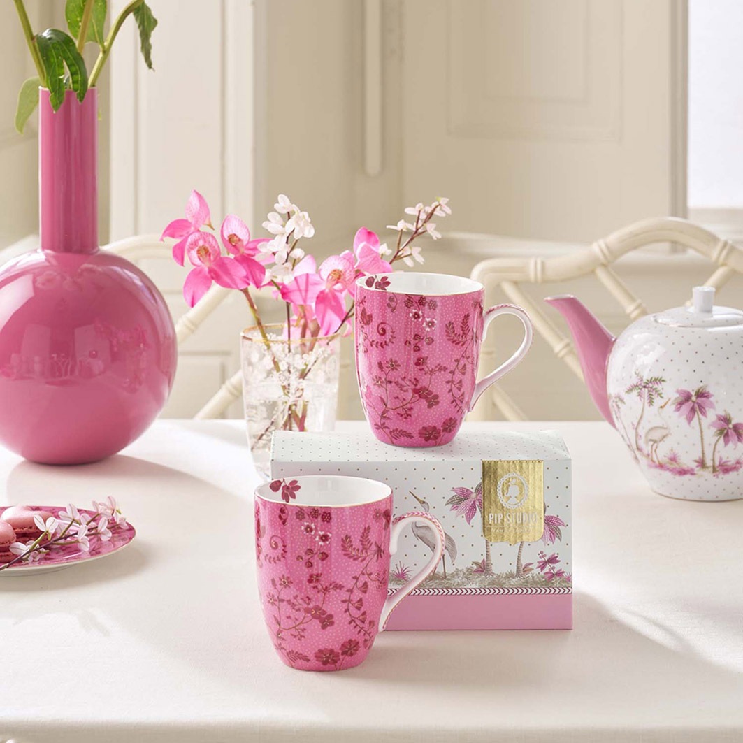 PIP Studio Becher „Jolie Heron“, 2er-Set – 1 Stück