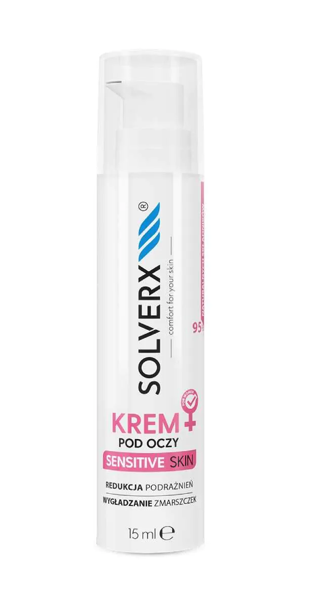 Solverx Sensitive Skin - Krem pod oczy 15ml