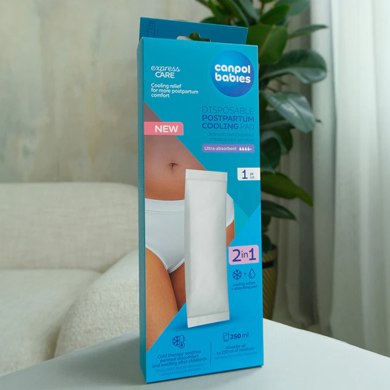 Canpol babies Almofada de resfriamento pós-parto, dispositivo médico, almofada de resfriamento descartável