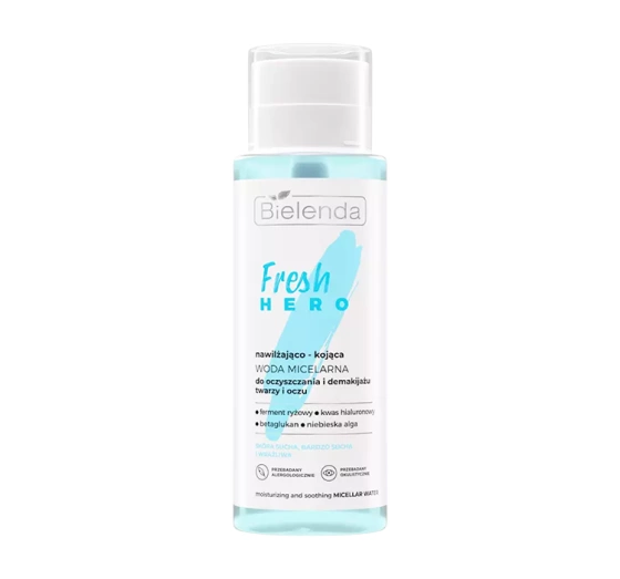 Bielenda Fresh Hero nawilżająco-kojąca woda micelarna 400 ml