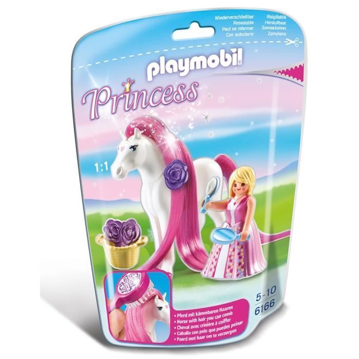 PLAYMOBIL 6166 Pink Princess with Horse to Style