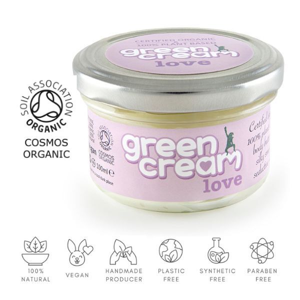 Zöld Krém Testvaj Jázmin és Rózsa - Cosmos Organic