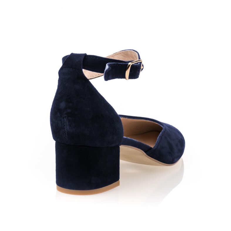 Blaue Damenpumps