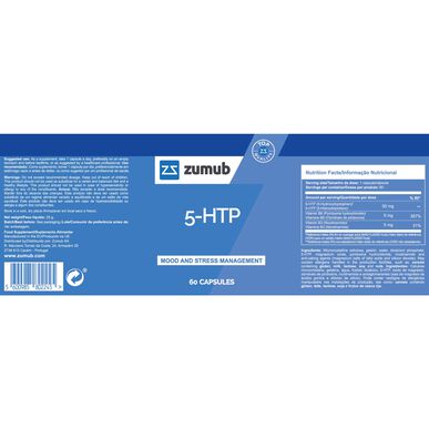 Zumub 5-HTP 60 kapslí