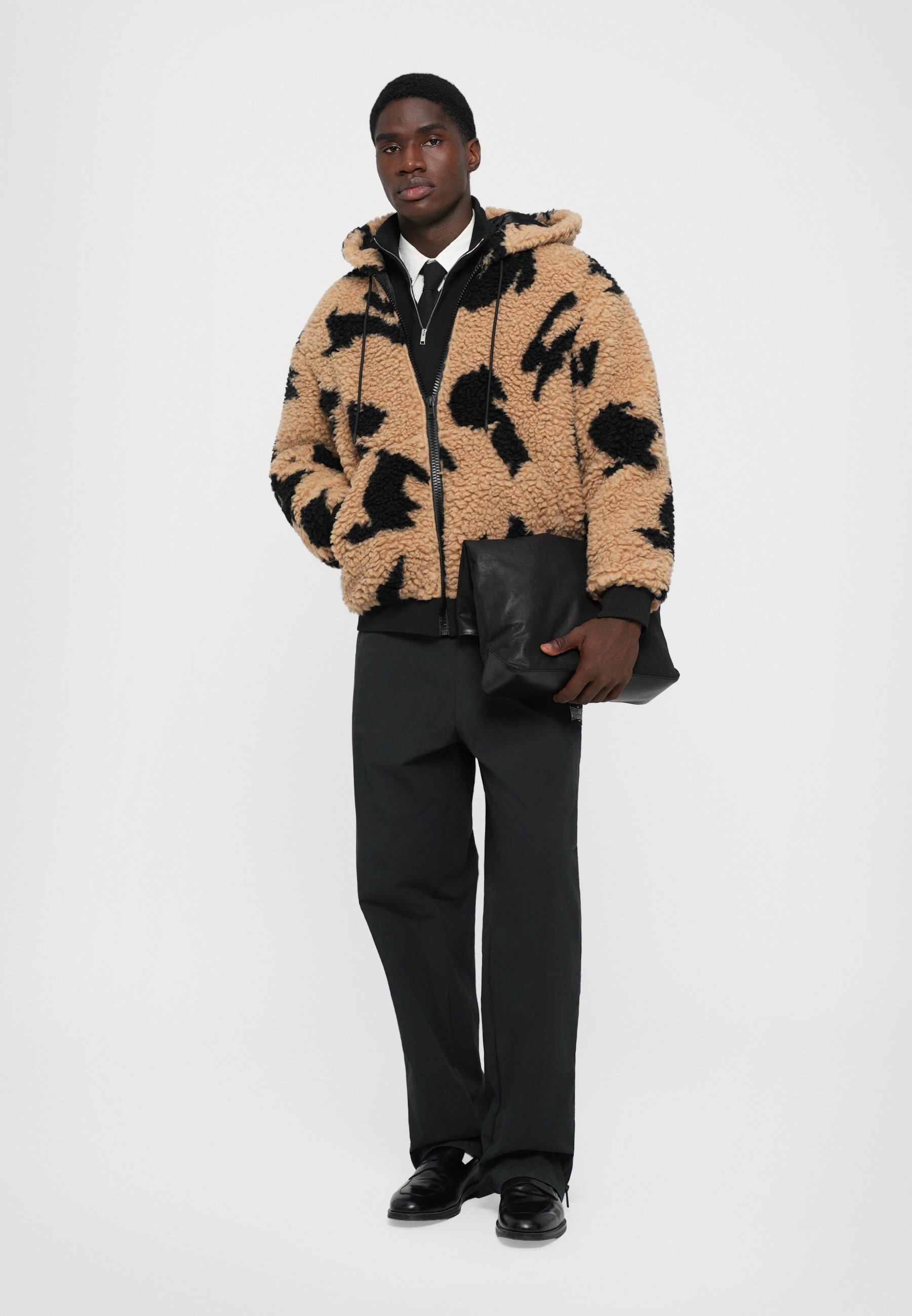 MSGM-sweatshirt met rits - klei