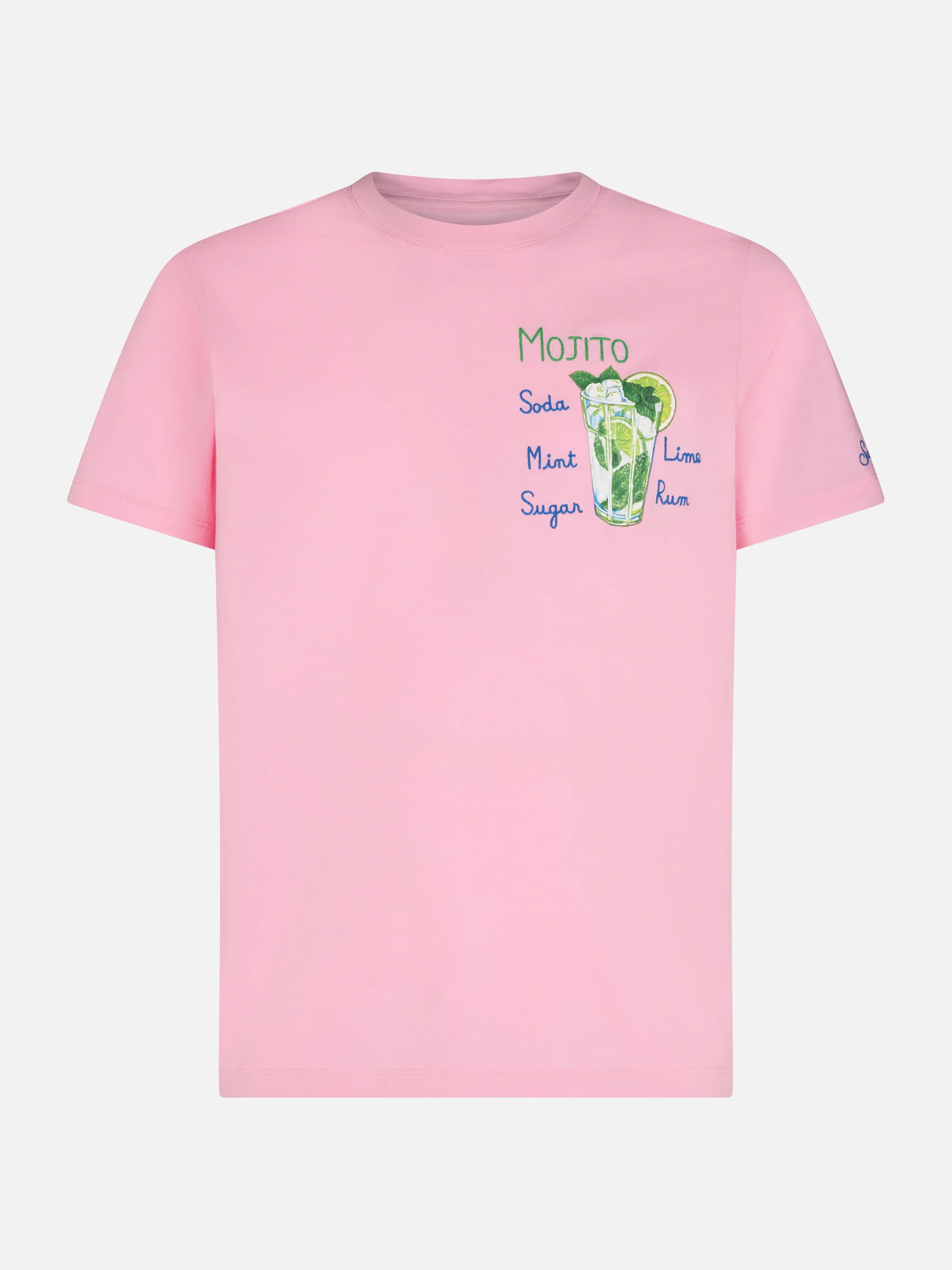 Heren katoenen T-shirt met Mojito-print