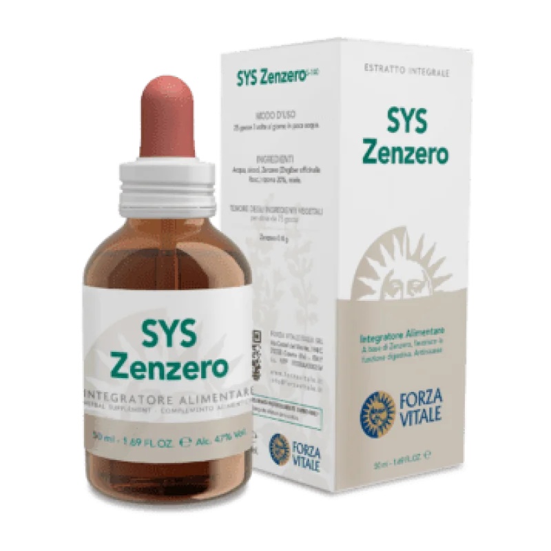 SYS Sys gouttes de gingembre 50 ml