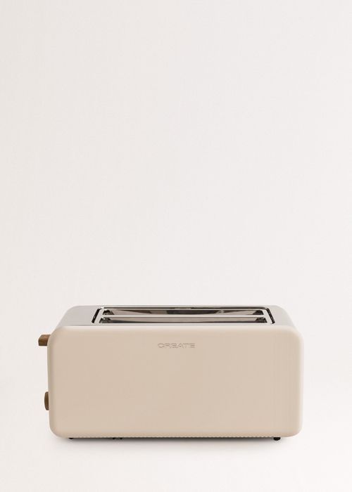 Tostapane - Create - TOAST RETRO - 1500W - Fessure larghe - Stile retrò