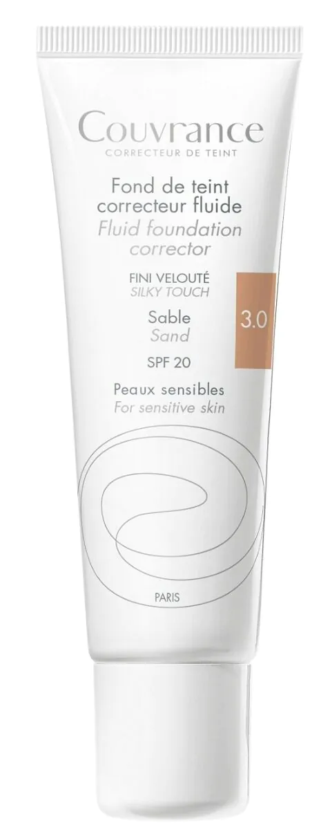 Avène Couvrance Fluid korygujący SPF20, Piaskowy 3.0