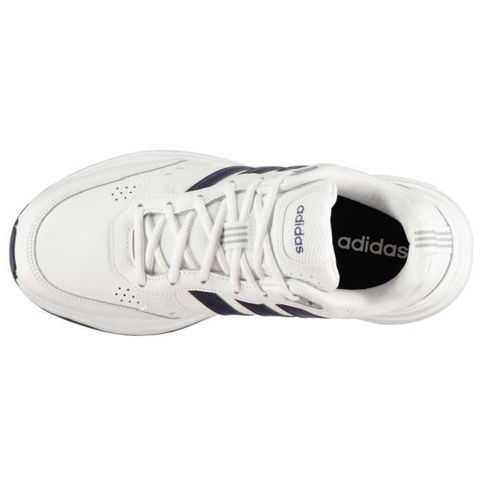 Zapatillas deportivas - Adidas - Strutter - Blanco/Azul marino - Hombre - Cierre de cordones