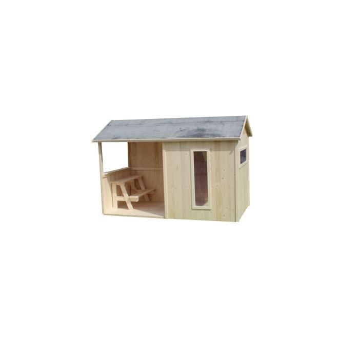 Cabane en bois - SOULET - Jazz - pour enfant - avec table