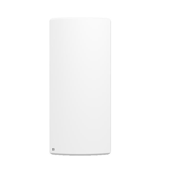 BETHERM ARIA Radiatore elettrico fisso a inerzia a secco in ceramica da 2000 W - Verticale, bianco