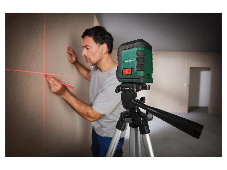 Nível a laser PARKSIDE® em cruz com tripé PKLL 10 B4