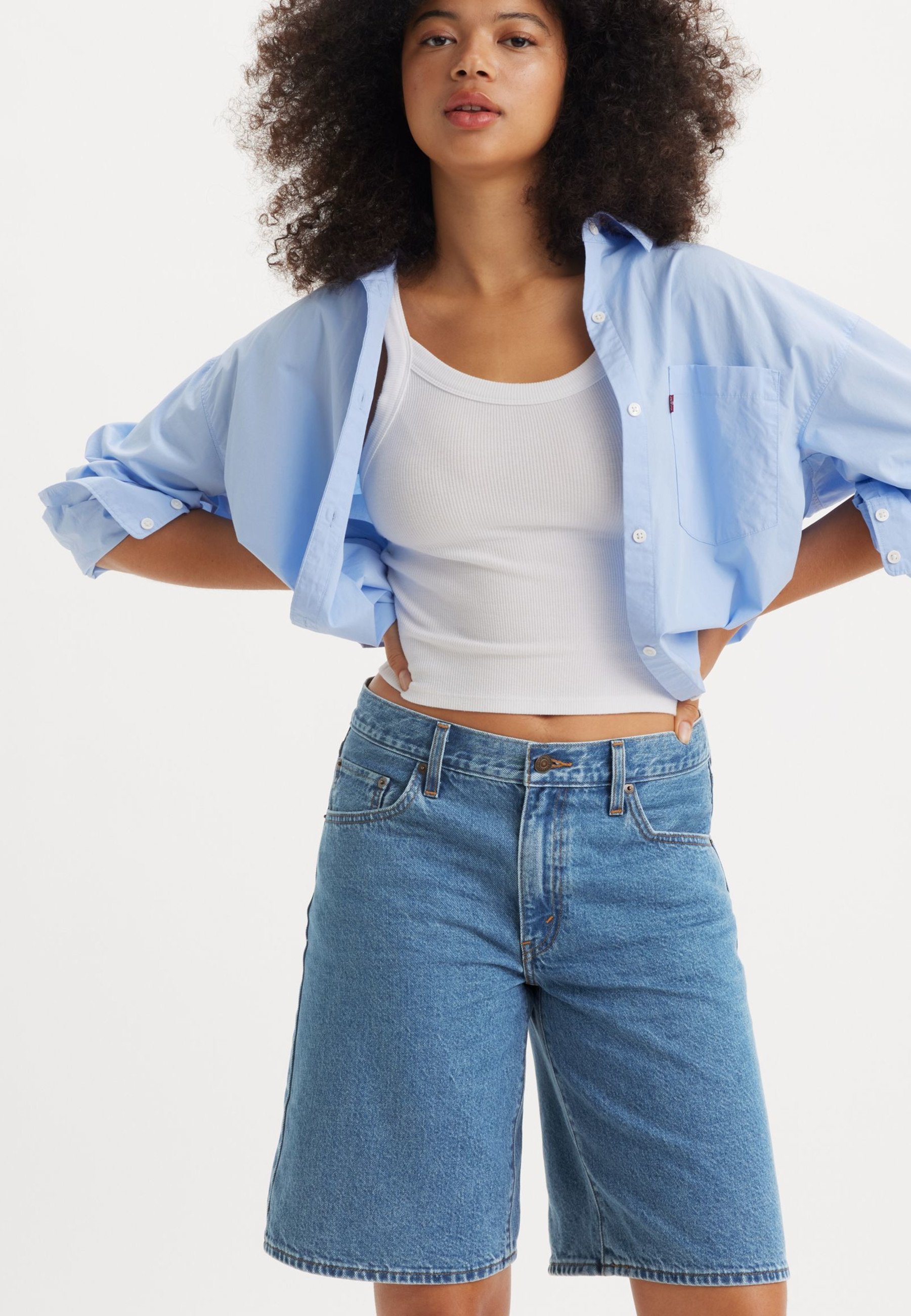 Levi's® BAGGY DAD - Short en jean - Amour fou