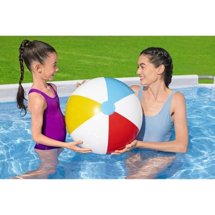 Kit Piscine hors sol tubulaire BESTWAY - Steel Pro MAX™ - 282 x 196 x 84 cm - Rectangulaire (Filtre à cartouche, 1 cartouche)