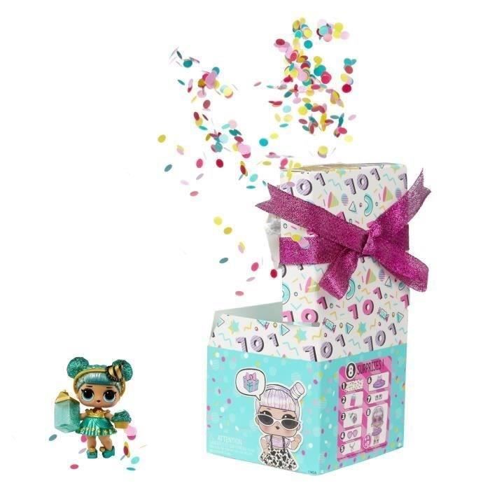 LOL Surprise Confetti Pop Verjaardag PDQ - Pop 7,5 cm + accessoires