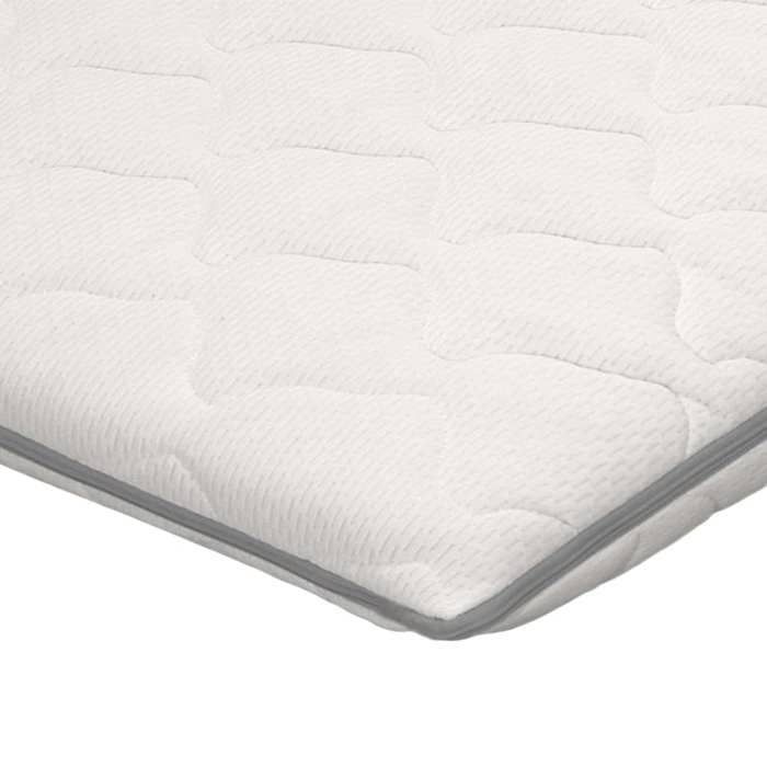 Cubrecolchón - vidaXL - Espuma viscoelástica - 180x200 cm - Blanco