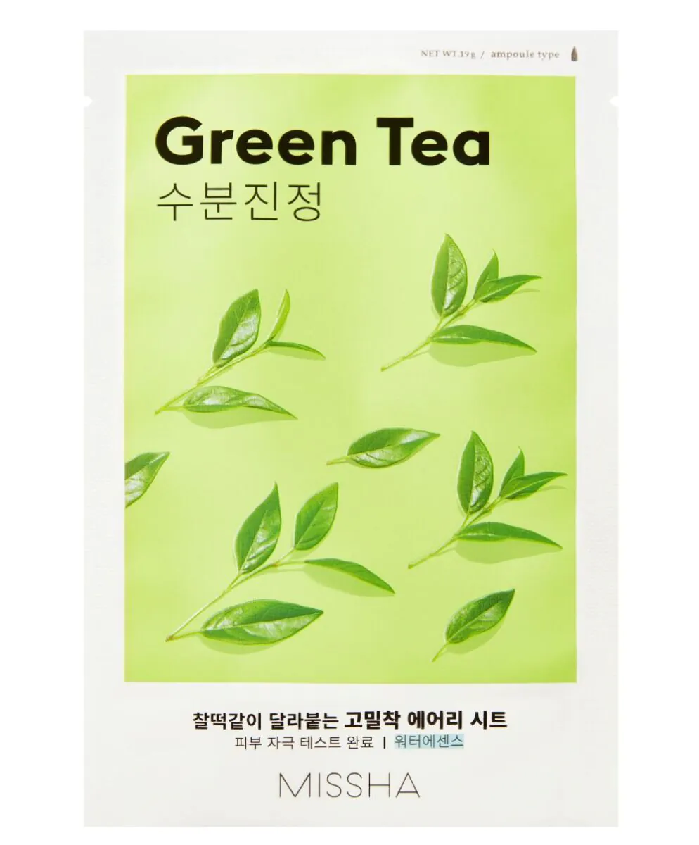Missha Airy Fit Maska w płachcie, Green Tea