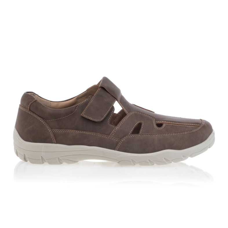  Brune sandaler / sko med åpen tå for menn