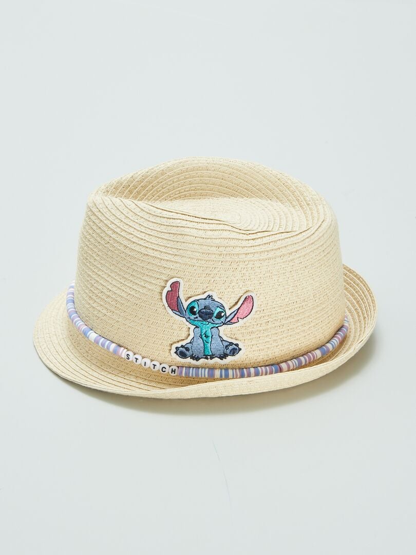 Kapelusz słomkowy „Stitch” „Disney” – BEŻOWY