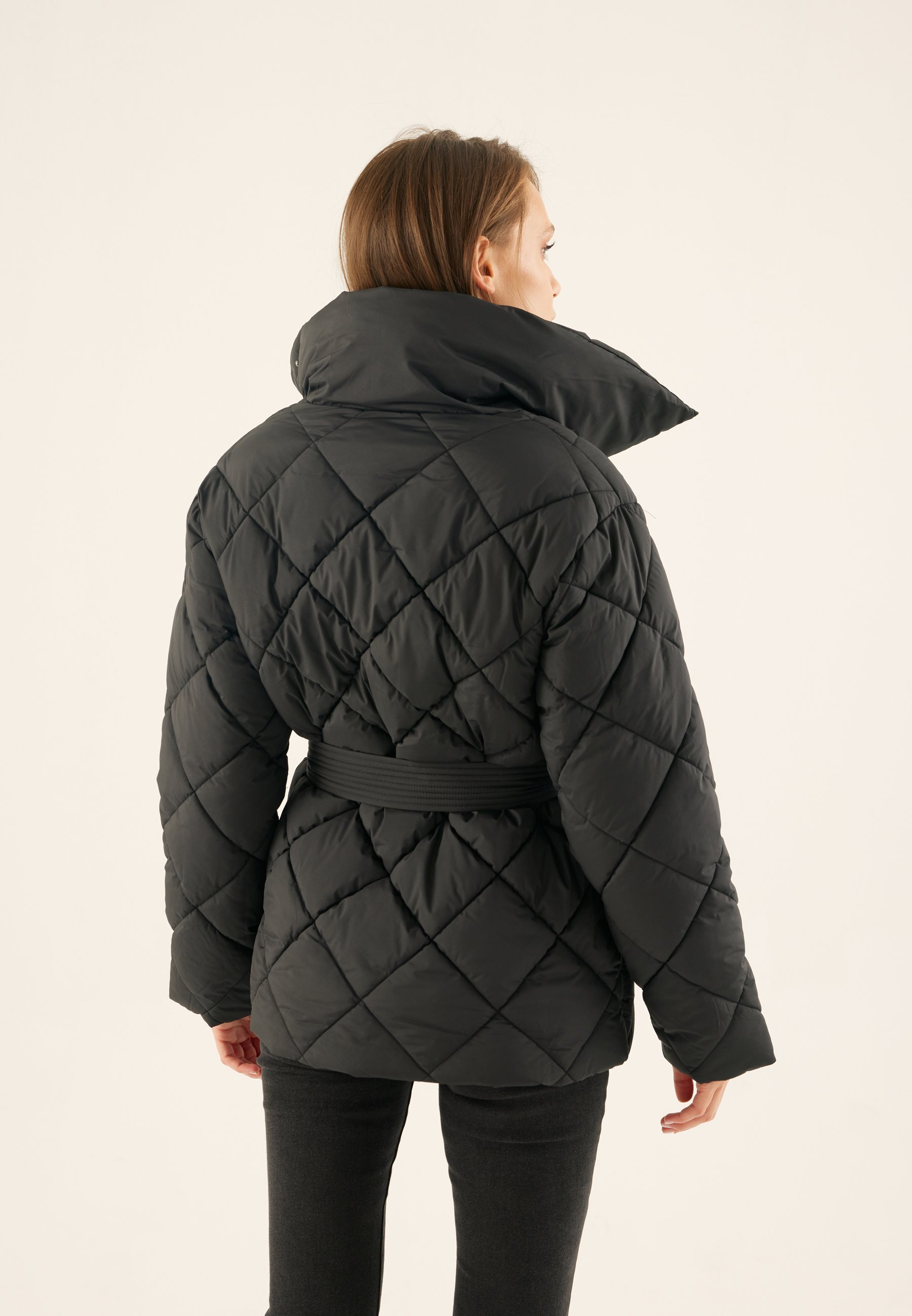 Anna Field winterjas - zwart