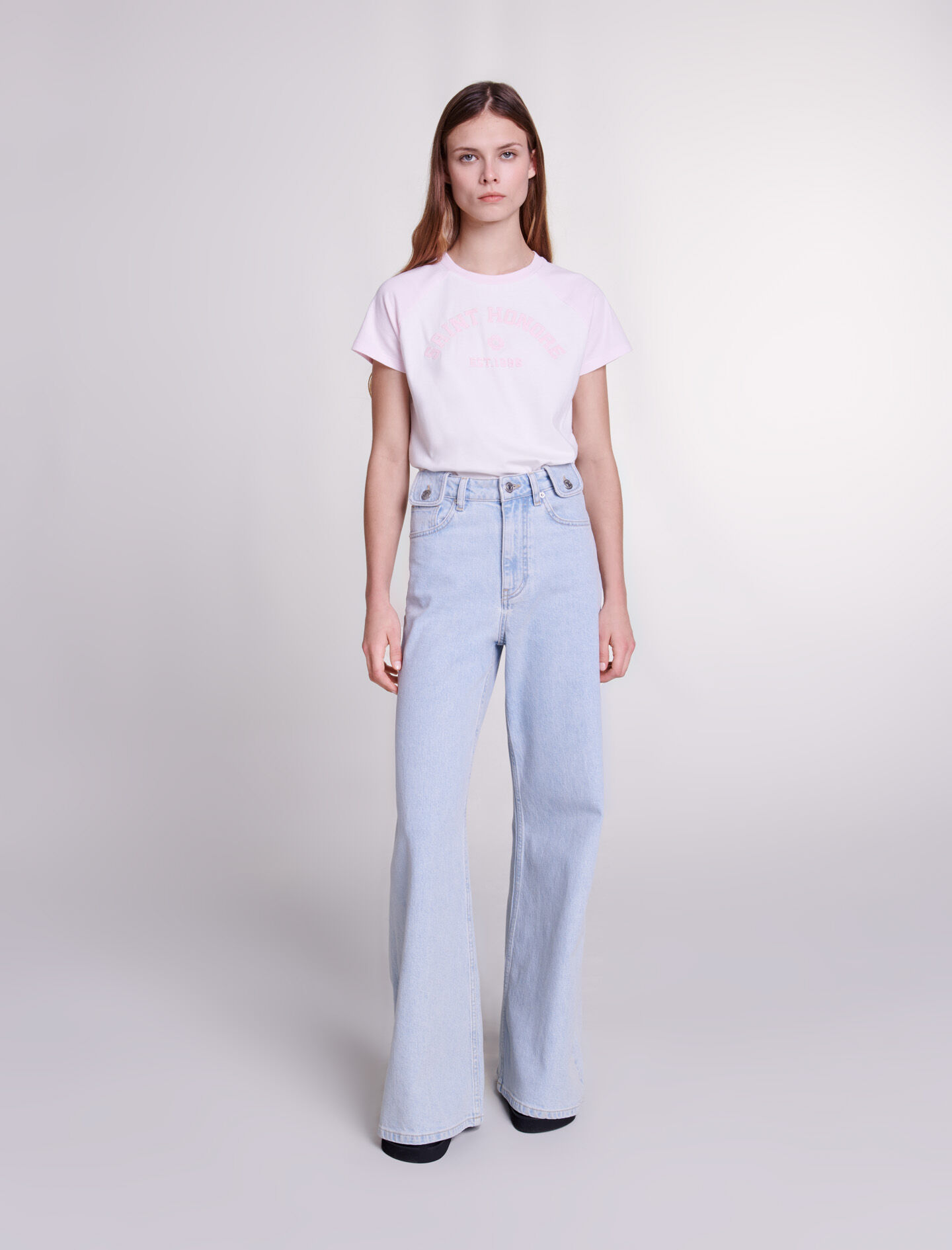 Saint Honoré T-shirt-Rose/Ecru