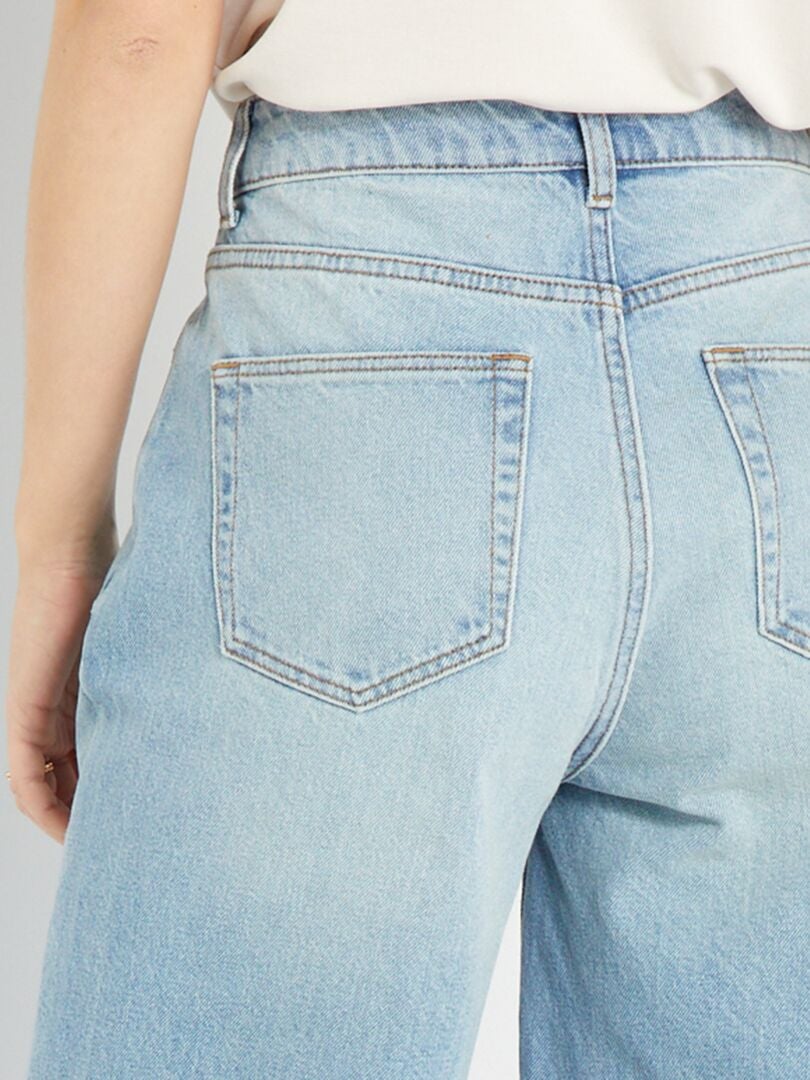 Pantalones vaqueros de pierna ancha - 30L - azul