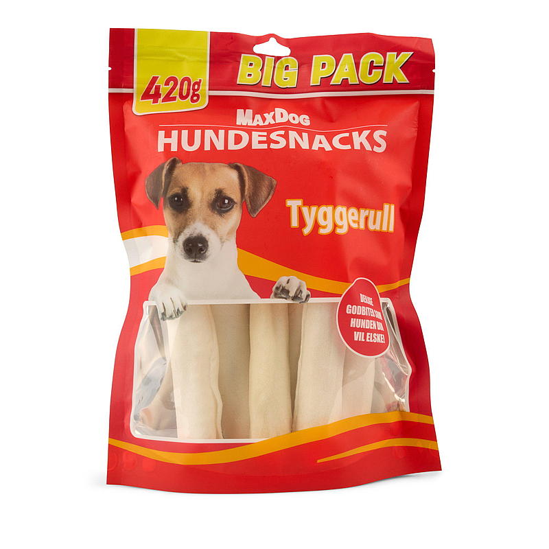 MaxDog Tuggrullar 6 st. 420 g MaxDog