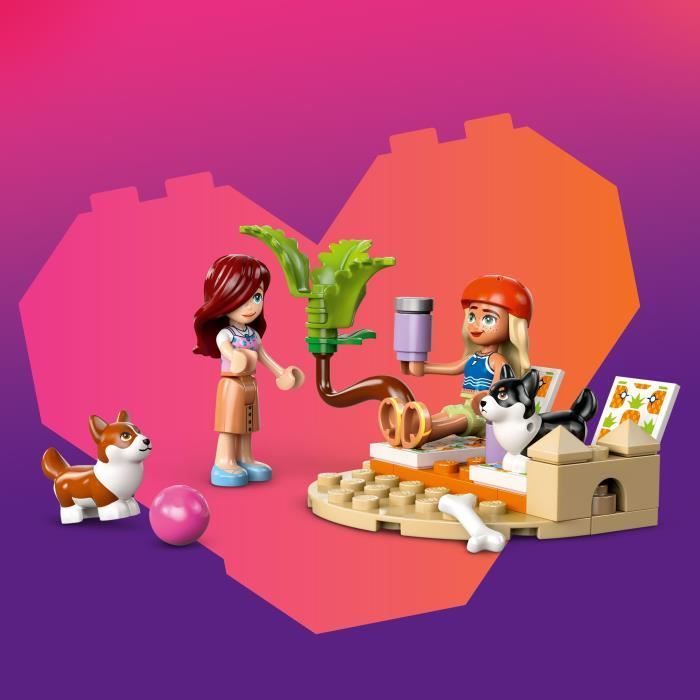 LEGO Friends 42641 Surffauskoiria ja skootteriseikkailuja - Interaktiivinen lelu corgien kanssa