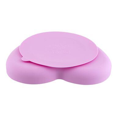 Chicco silikon rosa tallerken 1 enhet 1 enhet