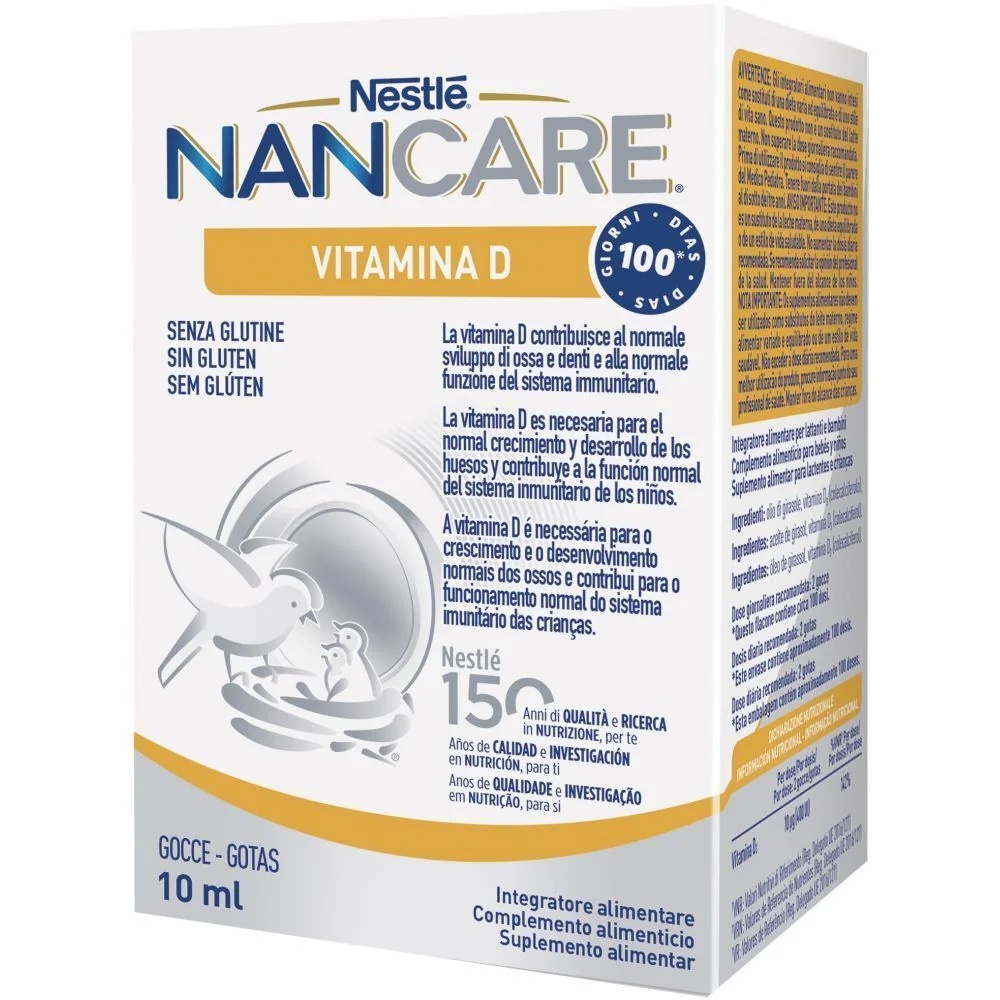 Vitamine D-druppels Nancare 10 ml