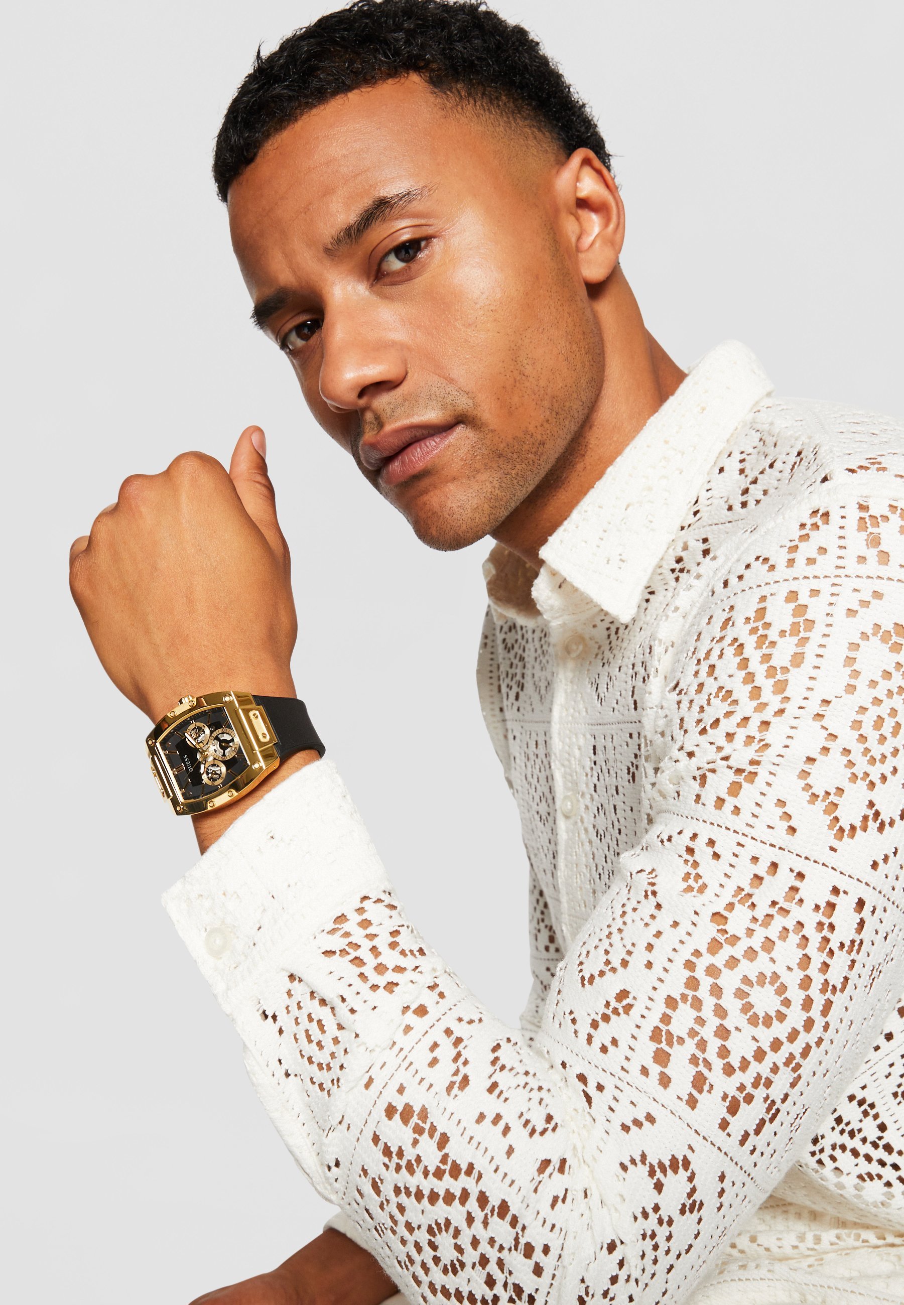 Guess PHOENIX - Chronograafhorloge - zwart