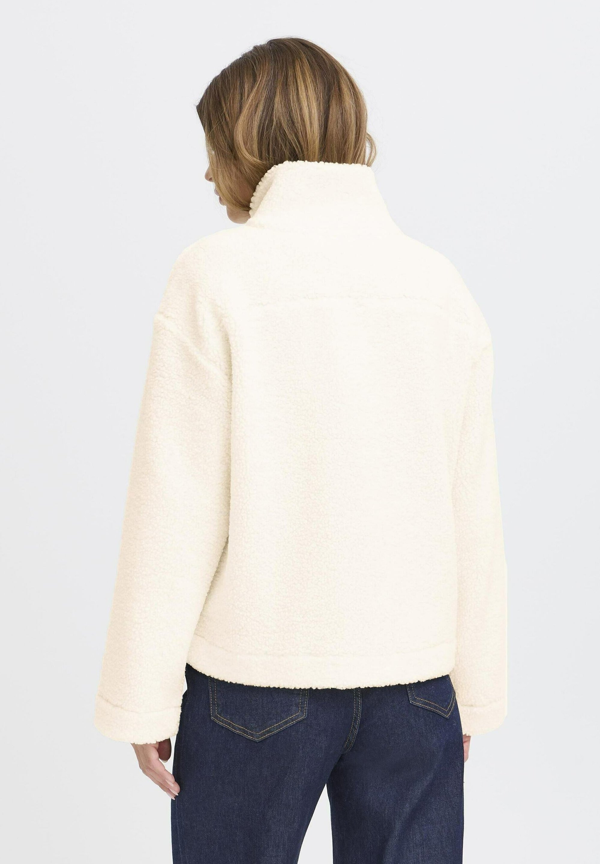 Veste polaire Fransa - blanc cassé