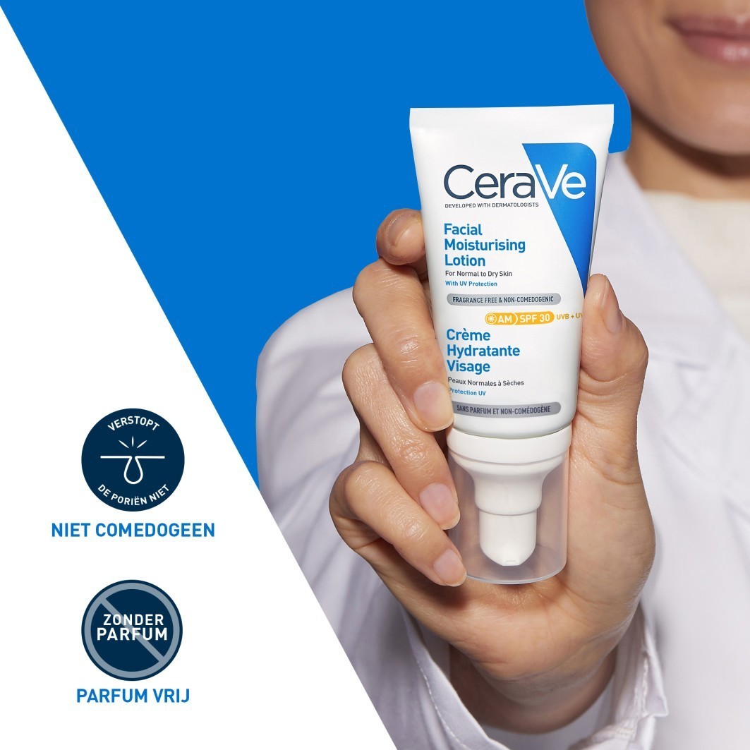 „CeraVe“ veido drėkinamasis losjonas su SPF 30 – 52 ml