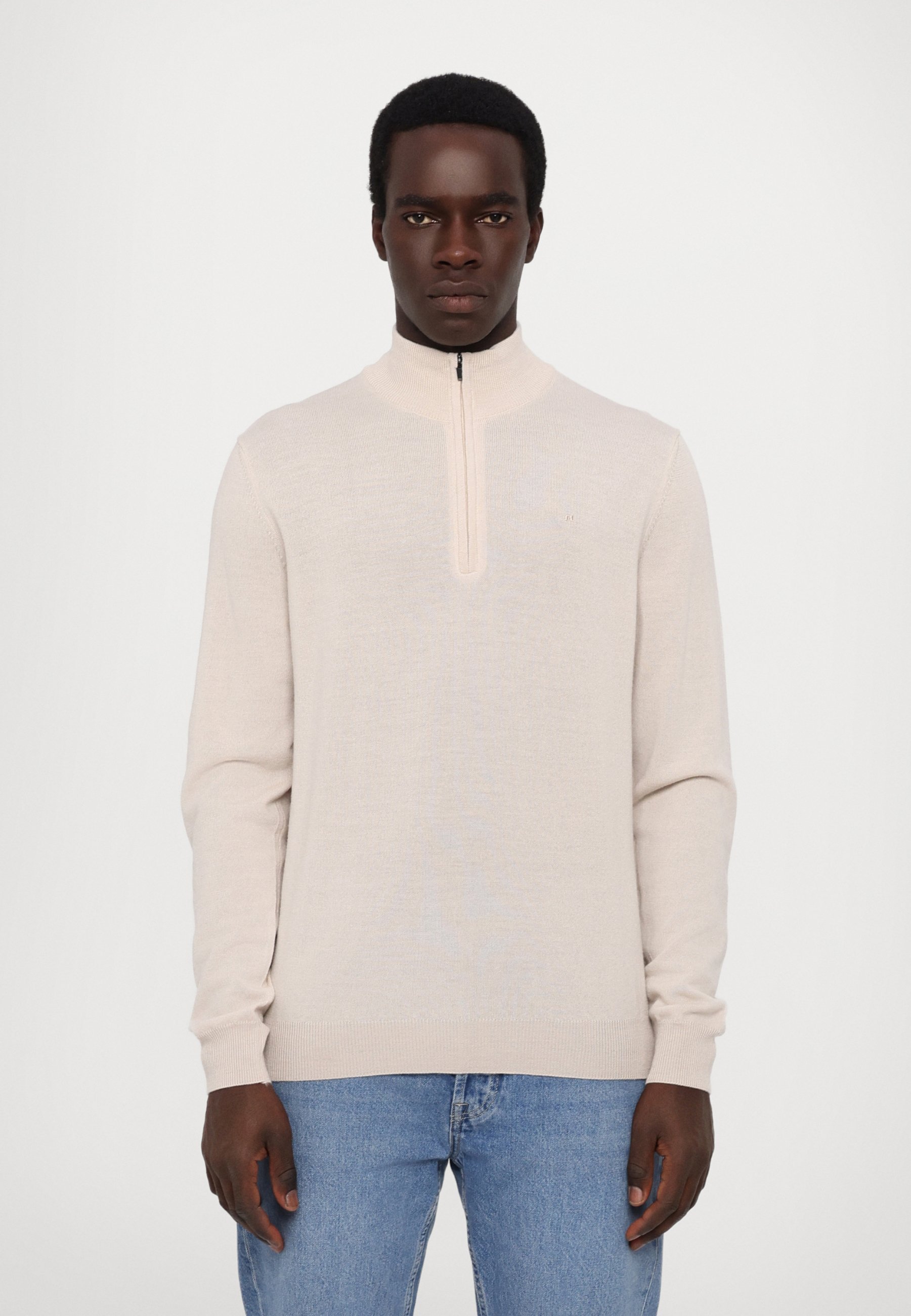 J.LINDEBERG KIYAN LIGHT QUARTER ZIP - Jumper - moonbeam