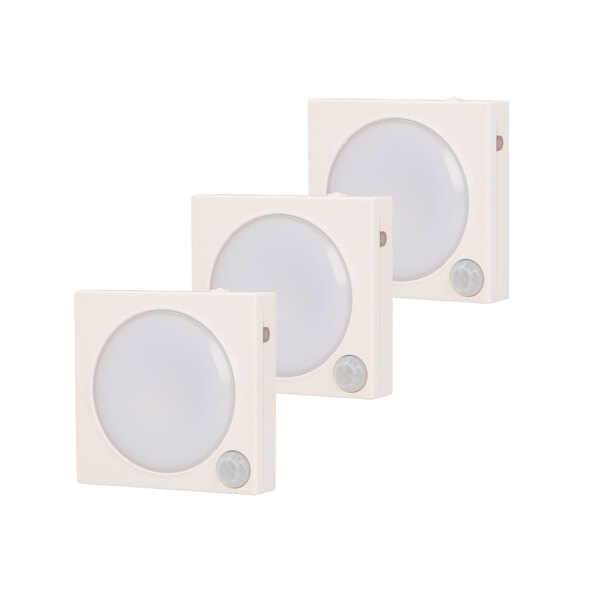 LED éjszakai fény, 3 darabos készlet