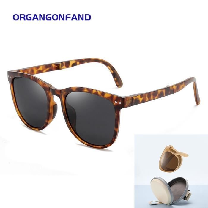 ORGANGONFAND nouvelles lunettes de soleil mode gm lunettes de soleil polarisées pour femmes - Peut être plié