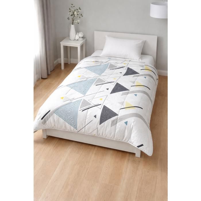 Edredón - MORTREUX - Tribu - 140 x 200 cm - Mediano/Todas las estaciones - Relleno de 300 g/m²
