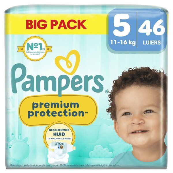 Pampers Premium Protection pelene veličine 5, veličina 5 (11-16 kg), 46 komada