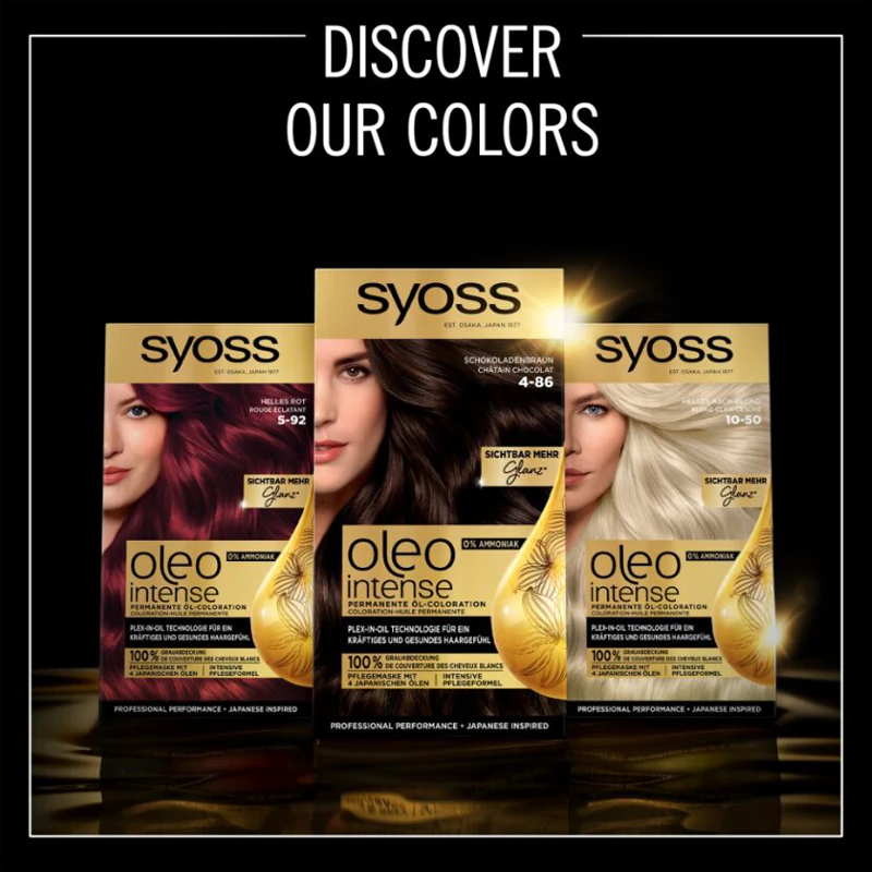 Syoss Oleo Intense permanente haarkleuring met olie