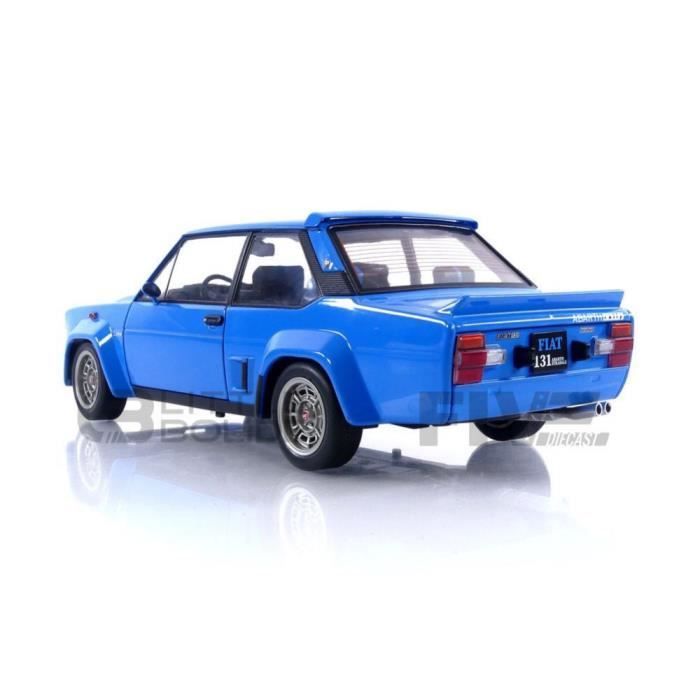 Voiture Miniature - SOLIDO - FIAT 131 Abarth - 1980 - Bleu - 1/18