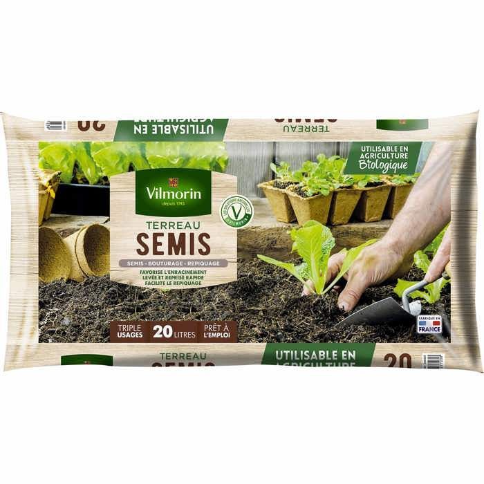 Sustrato para plántulas y esquejes VILMORIN - 20 L