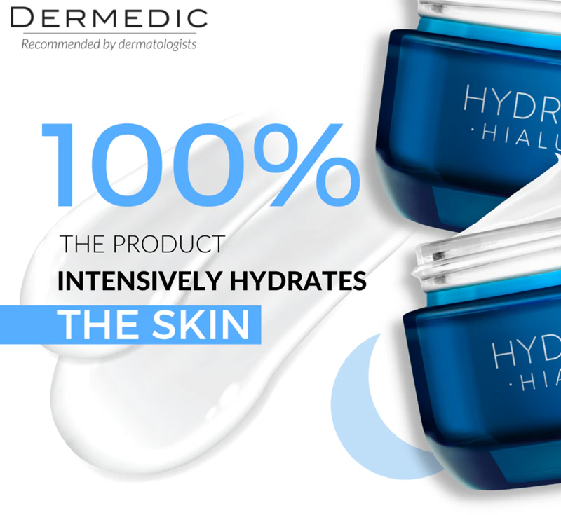 Dermedic Hydrain3 Hialuro verjongende anti-rimpel nachtcrème