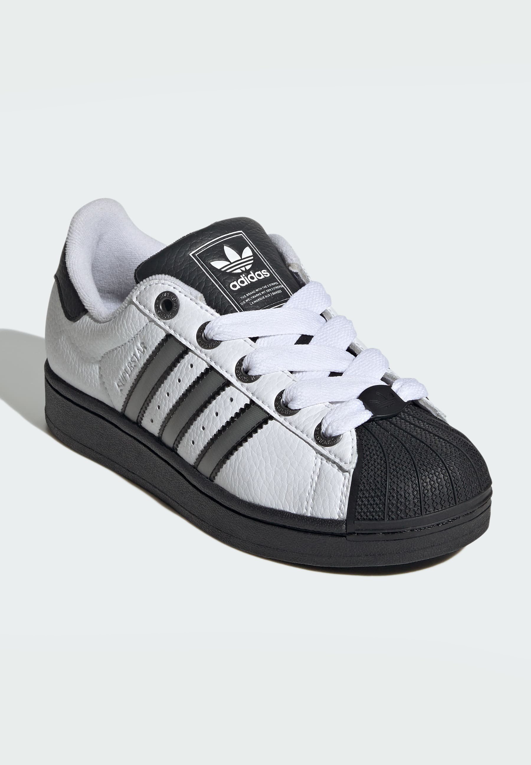 adidas Originals SUPERSTAR - Sneakers - wolkwit/mat zilver/kernzwart