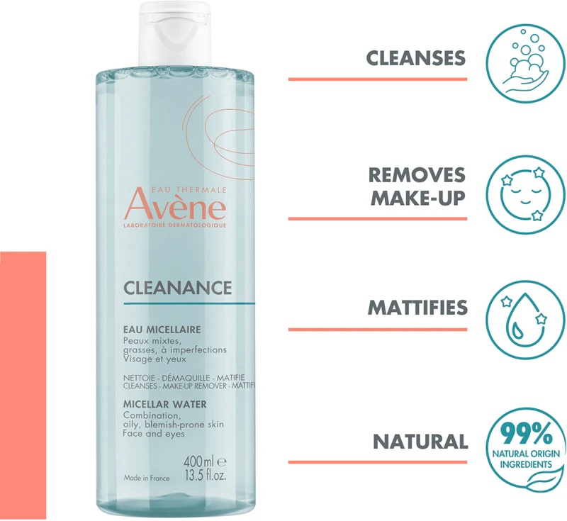 Avène Cleanance мицеларна вода за масну и комбиновану кожу