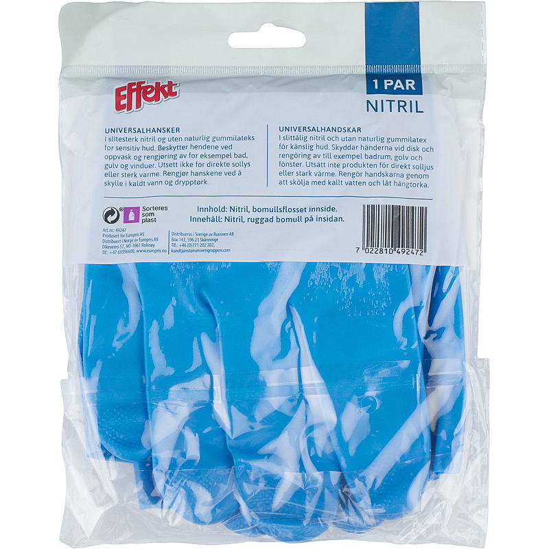 Guanti in gomma antiurto in nitrile Proff Wash