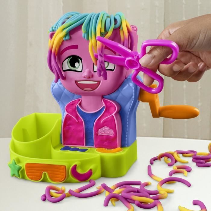 Salón de belleza Play-Doh, set de plastilina con 6 botes, Clásico, para mayores de 3 años.
