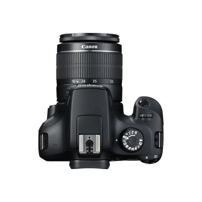 Canon EOS 4000D digitaalinen järjestelmäkamera 18.0 MP APS-C 1080p - 30 fps 3x optinen zoom EF-S 18-55mm DC III -objektiivi…