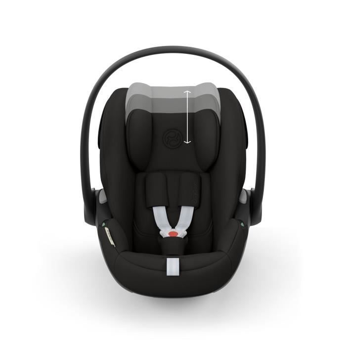Seggiolino auto Cybex Cloud G i-Size, oro - da 40 a 87 cm - dalla nascita fino a 13 kg - fino a 2 anni - Nero magico