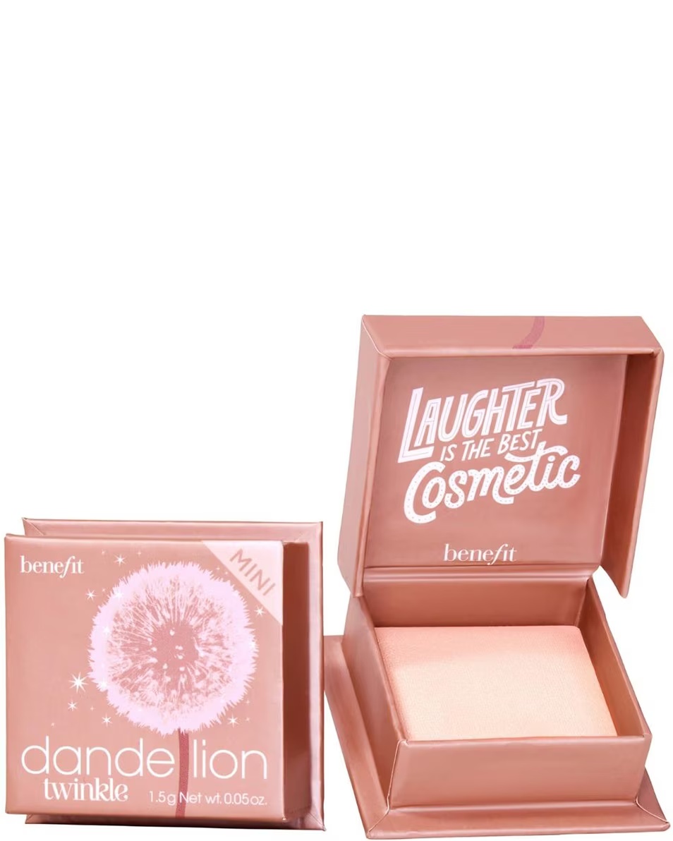 BENEFIT COSMETICS PŪDERU KASTE DANDELION TWINKLE MINI PŪDERA IZGAISMOTĀJS